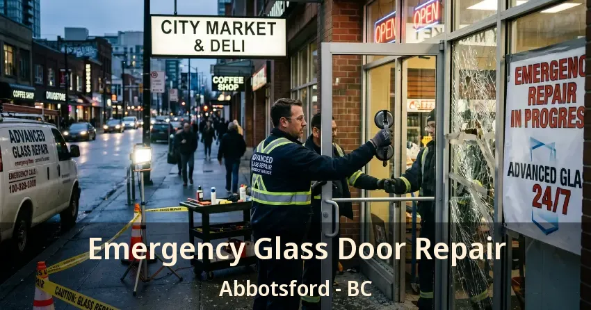 Emergency Glass Door Repair Abbotsford - BC