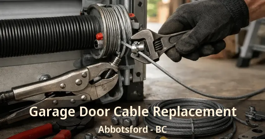 Garage Door Cable Replacement Abbotsford - BC