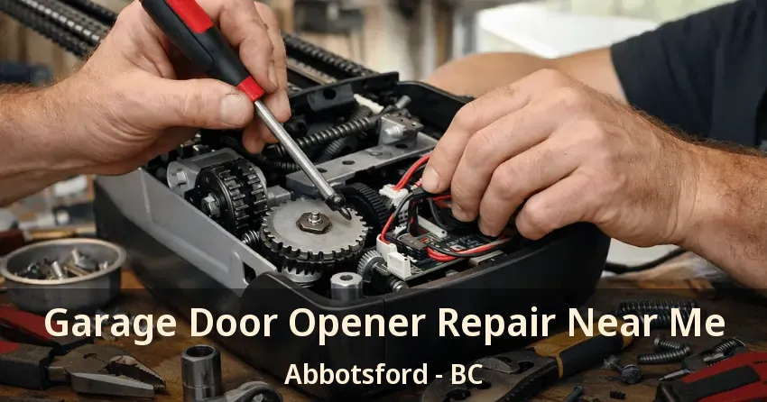 Garage Door Opener Repair Near Me Abbotsford - BC