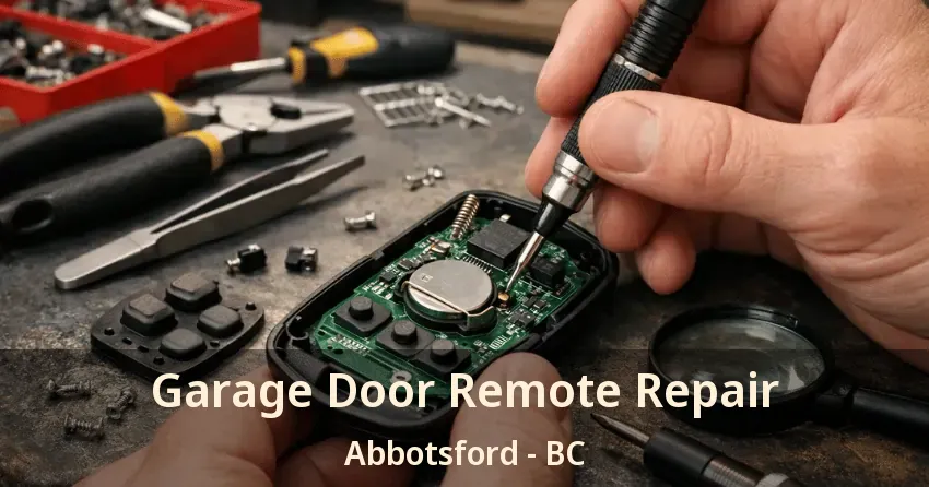 Garage Door Remote Repair Abbotsford - BC