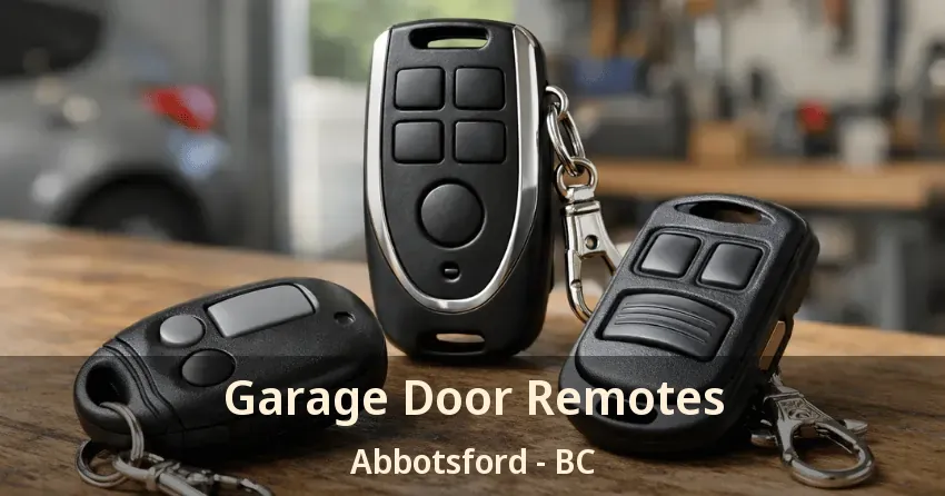 Garage Door Remotes Abbotsford - BC